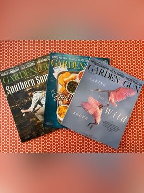 Garden & Gun Magazine Lot - 3 total magazines